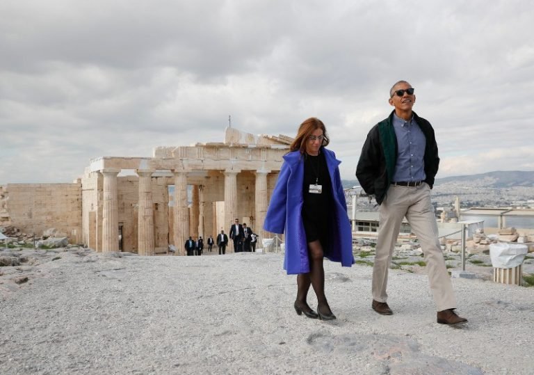 Αποχαιρετισμός στον Ομπάμα