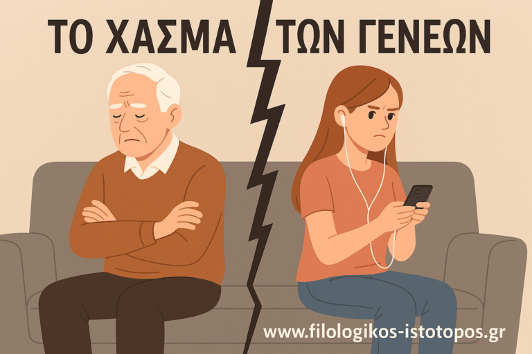 Νεοελληνική Γλώσσα & Λογοτεχνία Α´ Λυκείου: Το χάσμα των γενεών ένα σύγχρονο φαινόμενο;(Κριτήριο Αξιολόγησης)