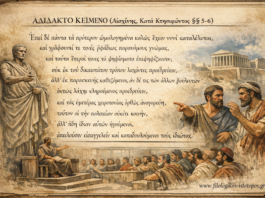 Αδίδακτο κείμενο: Αἰσχίνης, Κατὰ Κτησιφῶντος §§5-6