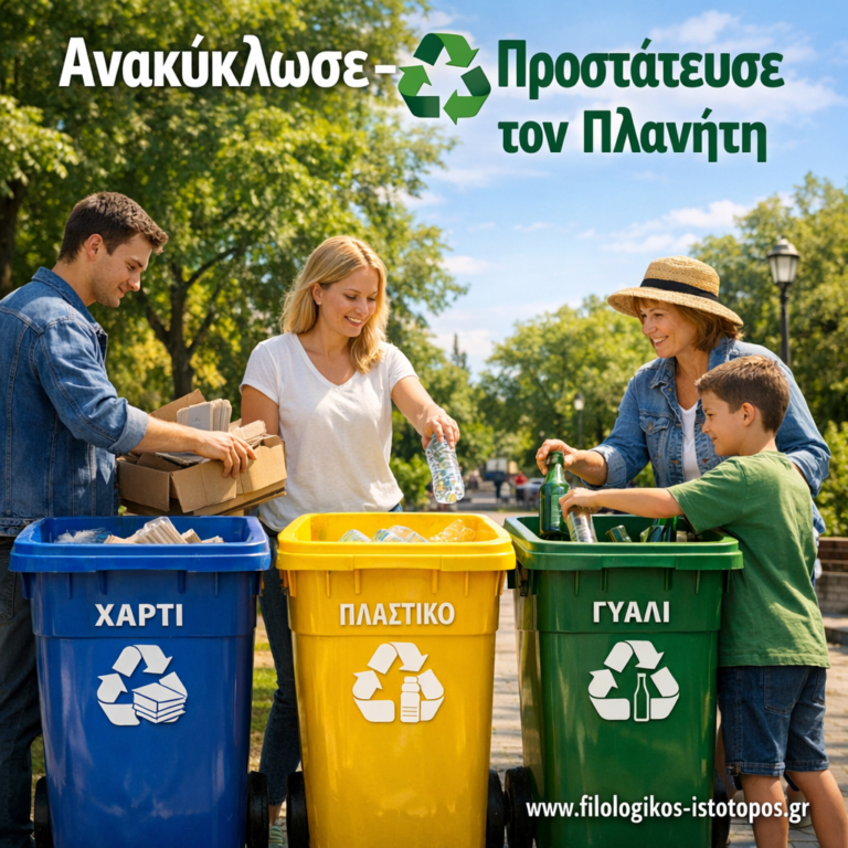 Νέα Ελληνικά Α´ ΕΠΑΛ: Ανακύκλωση (Κριτήριο αξιολόγησης)