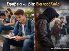 Νεοελληνική Γλώσσα & Λογοτεχνία Α´ Λυκείου: Εφηβεία και βία: Βίοι παράλληλοι (Κριτήριο Αξιολόγησης)