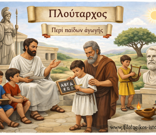 Αδίδακτο κείμενο: Πλούταρχος, Περὶ παίδων ἀγωγῆς 9b.1-9c.7