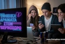 Νεοελληνική Γλώσσα & Λογοτεχνία Α´ Λυκείου:Εφηβικά δράματα στον κυβερνοχώρο(Κριτήριο αξιολόγησης)