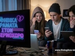 Νεοελληνική Γλώσσα & Λογοτεχνία Α´ Λυκείου:Εφηβικά δράματα στον κυβερνοχώρο(Κριτήριο αξιολόγησης)