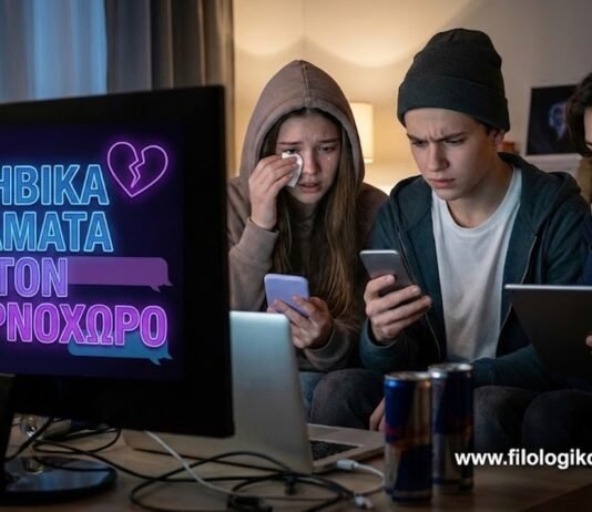 Νεοελληνική Γλώσσα & Λογοτεχνία Α´ Λυκείου:Εφηβικά δράματα στον κυβερνοχώρο(Κριτήριο αξιολόγησης)