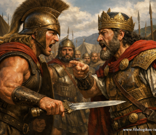 Ιλιάδα Β´ Γυμνασίου: Ραψωδία Α 106-188 (Ερωτήσεις ανοιχτού & κλειστού τύπου)