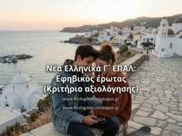 Νέα Ελληνικά Γ´ ΕΠΑΛ: Εφηβικός έρωτας (Κριτήριο αξιολόγησης)