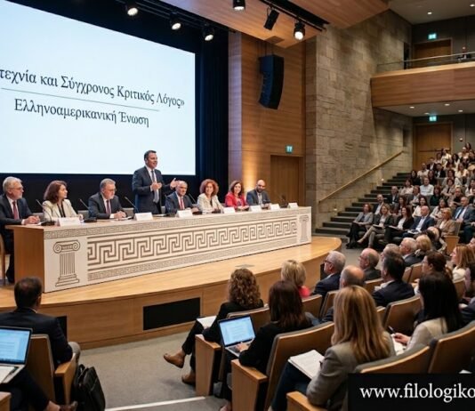 Συνέδριο με τίτλο: ”Λογοτεχνία και Σύγχρονος Κριτικός Λόγος”, Ελληνοαμερικανική Ένωση