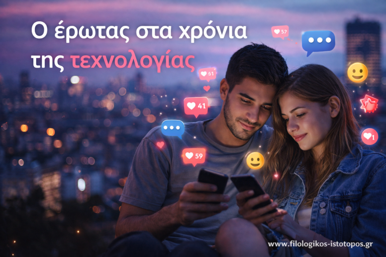 Νεοελληνική Γλώσσα & Λογοτεχνία Α´ Λυκείου: Ο έρωτας στα χρόνια της τεχνολογίας(Κριτήριο Αξιολόγησης)