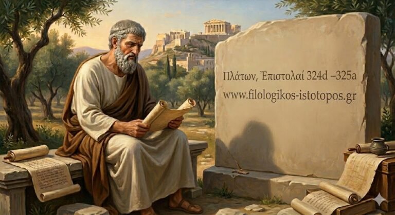 Αδίδακτο κείμενο: Πλάτων, Ἐπιστολαί 324d –325a