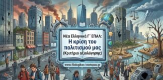 Νέα Ελληνικά Γ´ ΕΠΑΛ: Η κρίση του πολιτισμού μας (Κριτήριο αξιολόγησης)