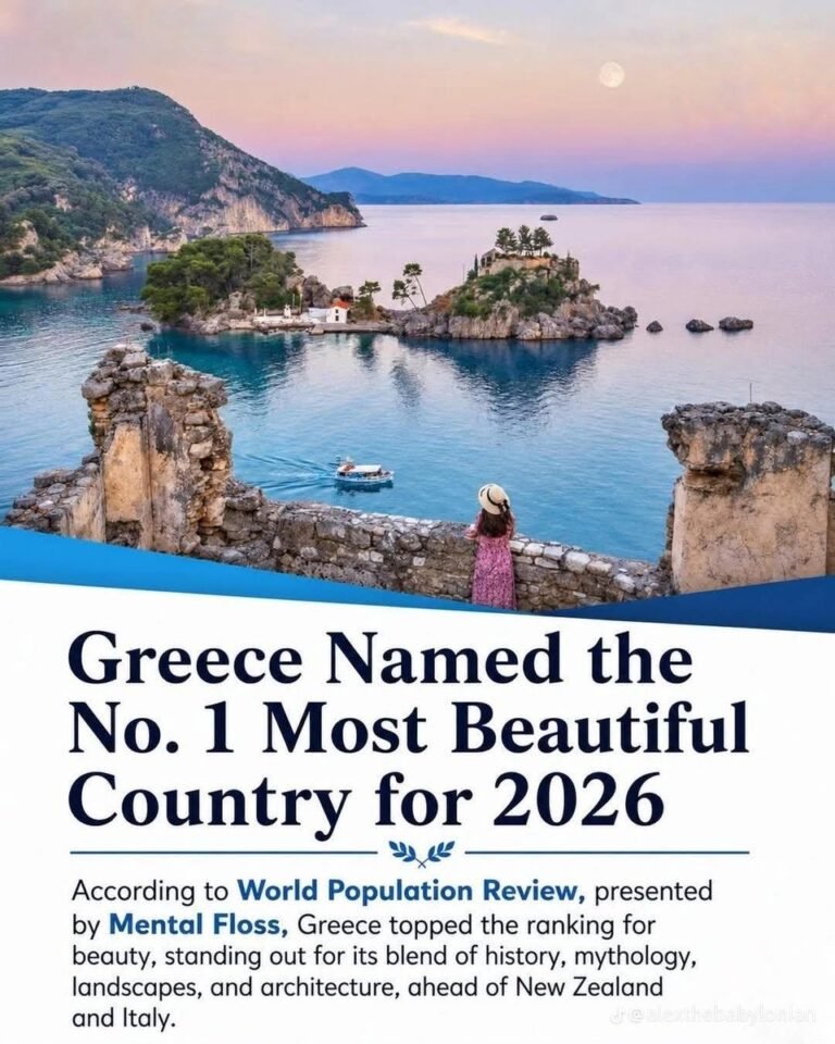 Ελλάς: η ομορφότερη του κόσμου για το 2026!