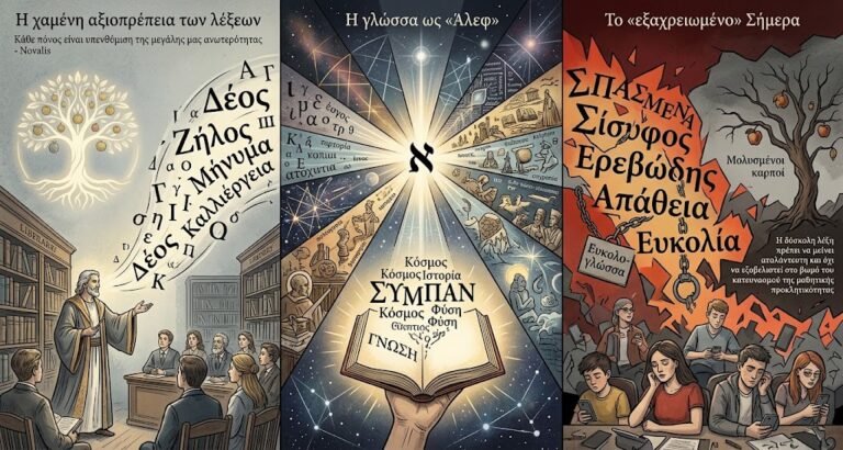 Η χαμένη αξιοπρέπεια των λέξεων