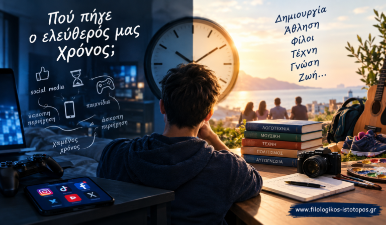 Νέα Ελληνικά Γ´ ΕΠΑΛ: Ελεύθερος χρόνος (Κριτήριο αξιολόγησης)