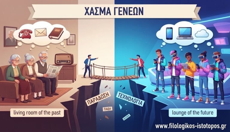 Νέα Ελληνικά Γ´ ΕΠΑΛ: Το χάσμα των γενεών (Κριτήριο αξιολόγησης)